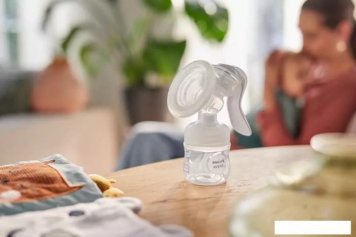 Ручной молокоотсос Philips Avent Natural Motion с бутылочкой для кормления SCD210/03 - фото 7 - id-p223773199