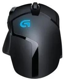 Мышь Logitech Hyperion Fury G402, игровая, оптическая, проводная, USB, черный [910-004070] - фото 2 - id-p224143687