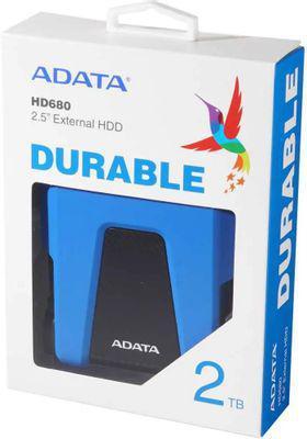 Внешний диск HDD A-Data DashDrive Durable HD680, 2ТБ, синий [ahd680-2tu31-cbl] - фото 5 - id-p224143701