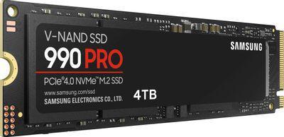 SSD накопитель Samsung 990 Pro MZ-V9P4T0СW 4ТБ, M.2 2280, PCIe 4.0 x4, NVMe, M.2 - фото 4 - id-p224143708