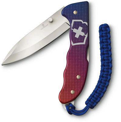 Складной нож Victorinox Evoke Alox, функций: 5, 136мм, синий / красный, коробка подарочная [0.9415.d221] - фото 4 - id-p224143893