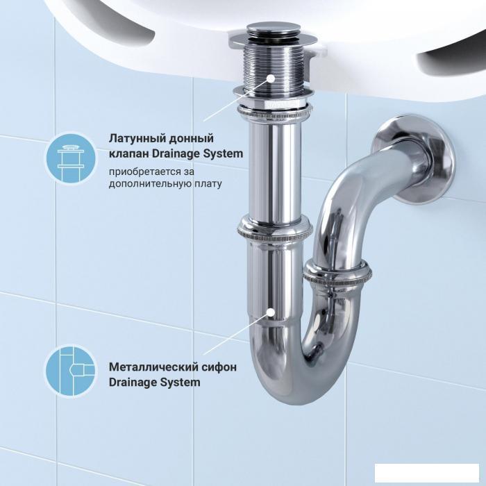 Сифон для раковины Wellsee Drainage System 182102000 (Ø 32 мм (1 1/4"); длина 270 мм; хром) - фото 3 - id-p224310640