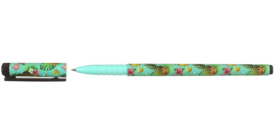 Ручка шариковая Brauberg Soft Touch Grip Pineapple, стержень синий - фото 1 - id-p224374813