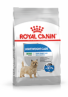 Royal Canin Mini Light Weight Care сухой корм для взрослых и стареющих собак мелких размеров, 1кг (Франция)