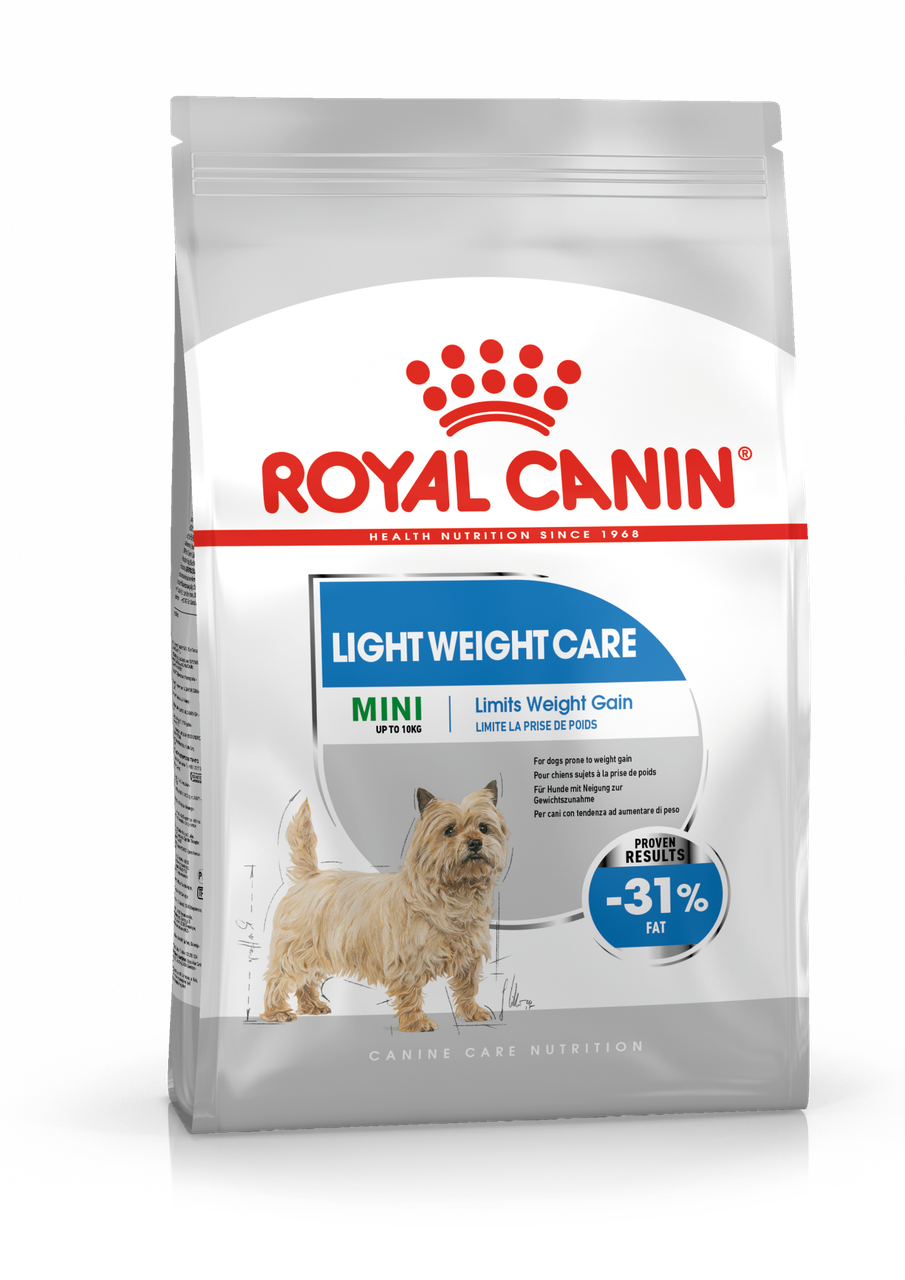 Royal Canin Mini Light Weight Care сухой корм для взрослых и стареющих собак мелких размеров, 1кг (Франция) - фото 1 - id-p224376849