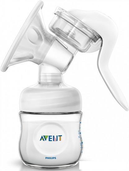 Ручной молокоотсос Philips Avent Natural Comfort с бутылочкой для кормления SCD255/05 - фото 2 - id-p224219783