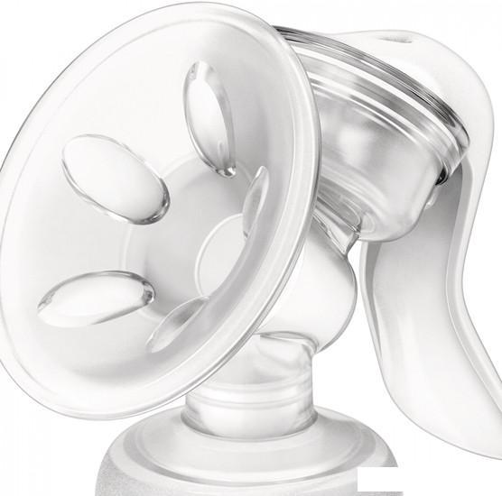 Ручной молокоотсос Philips Avent Natural Comfort с бутылочкой для кормления SCD255/05 - фото 5 - id-p224219783