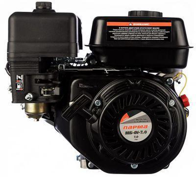 Двигатель бензиновый ПАРМА 170F, 4-х тактный, 7л.с., 5000кВт, для мотоблоков [02.017.00003] - фото 1 - id-p224285616