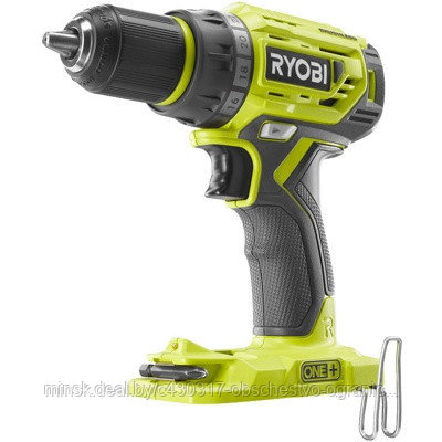 RYOBI R18DD7-0 , Аккумуляторная дрель-шурупов.,18 В, бесщеточный, 60 Нм; 0-500/0-1800 об/мин, 1,2 кг, без АКБ - фото 1 - id-p224376032