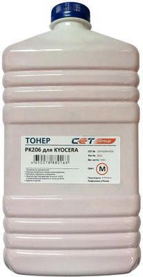 Тонер CET PK206, для Kyocera Ecosys M6030cdn/6035cidn/6530cdn/P6035cdn, пурпурный, 500грамм, бутылка - фото 1 - id-p223665227