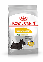 Royal Canin Mini Dermacomfort сухой корм для взрослых и стареющих собак мелких размеров, 3г (Россия)