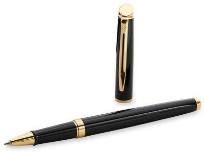 Ручка роллер Waterman Hemisphere (CWS0920650) Mars Black GT F чернила черн. подар.кор. - фото 1 - id-p224021513