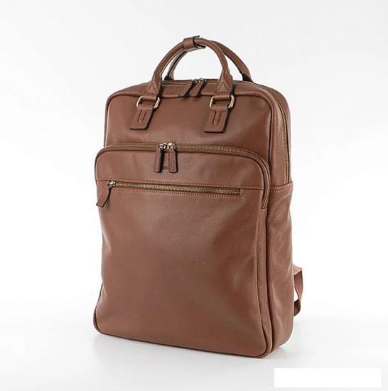 Городской рюкзак Francesco Molinary 513-15830-053-BRW (коричневый) - фото 2 - id-p224271885