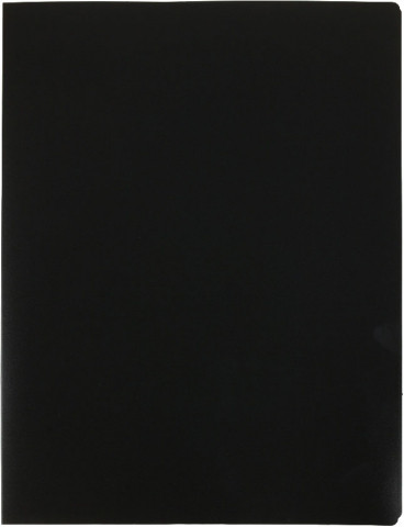 Папка пластиковая на 10 файлов «Стамм» толщина пластика 0,5 мм, черная - фото 2 - id-p224374955