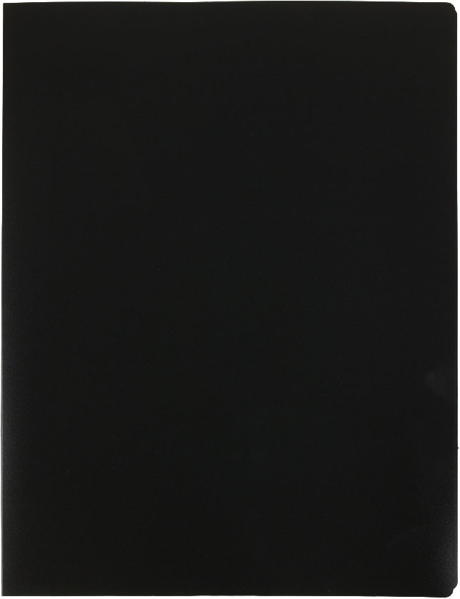 Папка пластиковая на 10 файлов «Стамм» толщина пластика 0,5 мм, черная - фото 3 - id-p224374955