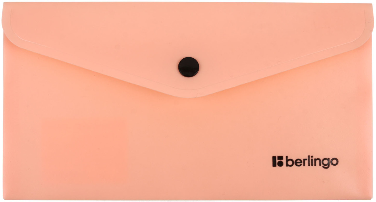 Папка-конверт пластиковая на кнопке Berlingo Instinct С6 (А6) толщина пластика 0,20 мм, фламинго - фото 3 - id-p224374957