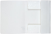 Папка пластиковая на резинке Berlingo DoubleWhite толщина пластика 0,6 мм, белая