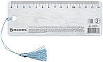 Закладка для книг 3D-объемная Brauberg с декоративным шнурком-завязкой 152*57 мм, «Дельфины»