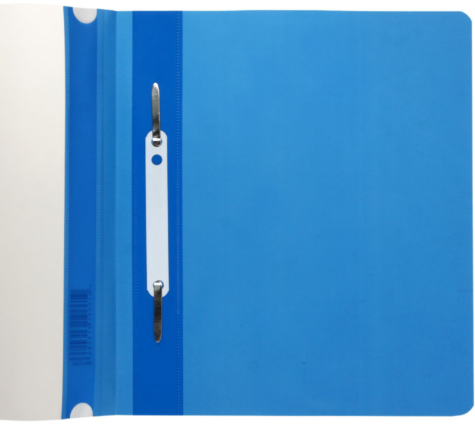 Папка-скоросшиватель пластиковая А5 «Стамм.» толщина пластика 0,18 мм, синяя - фото 1 - id-p224374986