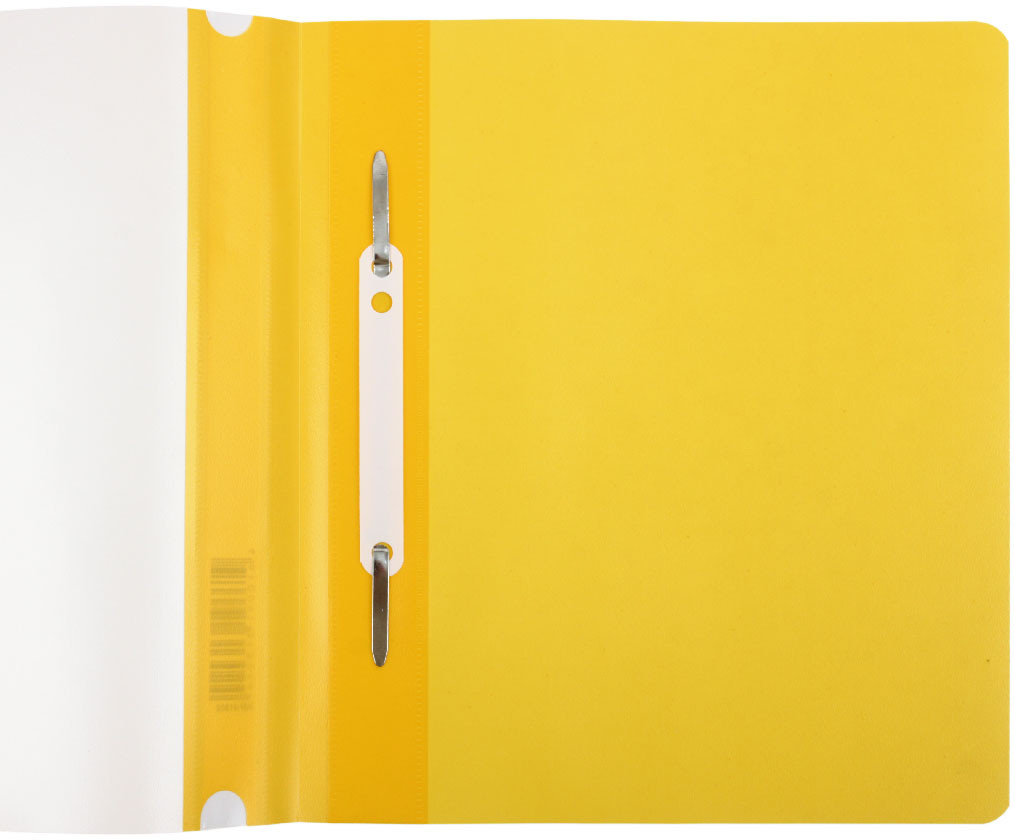 Папка-скоросшиватель пластиковая А5 «Стамм» толщина пластика 0,18 мм, желтая