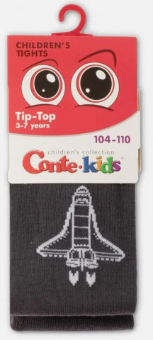 Колготки детские Tip-Top размер 104-110, темно-серый - фото 2 - id-p224375018