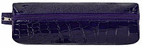 Пенал-косметичка Brauberg Ultra 200*60*40 мм, рифление «под крокодиловую кожу», Ultra Purple