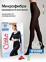 Колготки женские из микрофибры Episode 50 Lycra® черного цвета