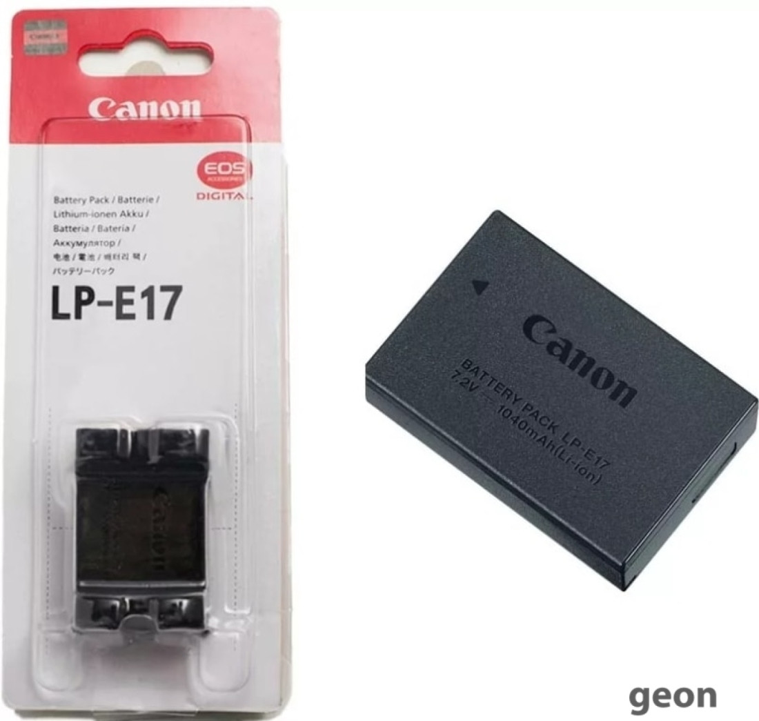 Аккумулятор Canon LP-E17 - фото 3 - id-p224376593