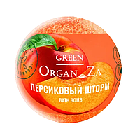 Бомбочка для ванны "Green Organ Za. Персиковый шторм", 135 г