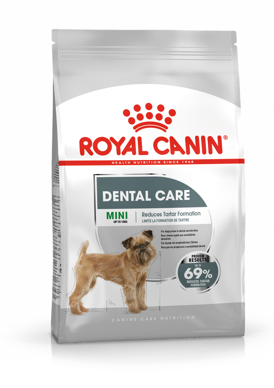 Royal Canin Mini Dental Care сухой корм для взрослых и стареющих собак мелких размеров 1кг., (Россия) - фото 1 - id-p224377372