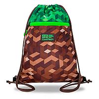 Мешок для обуви CoolPack "City jungle", зеленый, коричневый