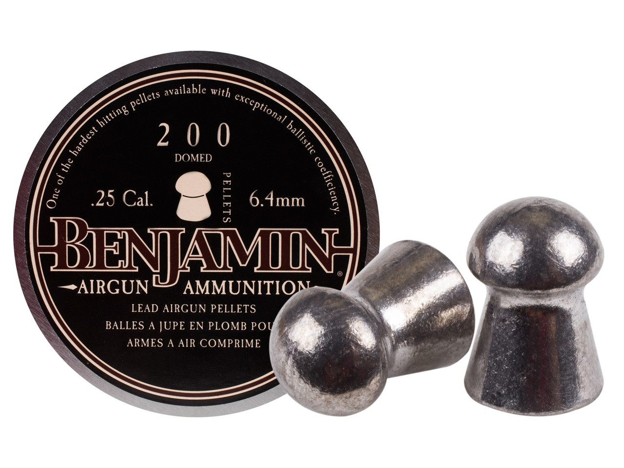 Пули пневматические Crosman Benjamin Discovery Domed 27,8 гран 6.35 мм (200 шт).