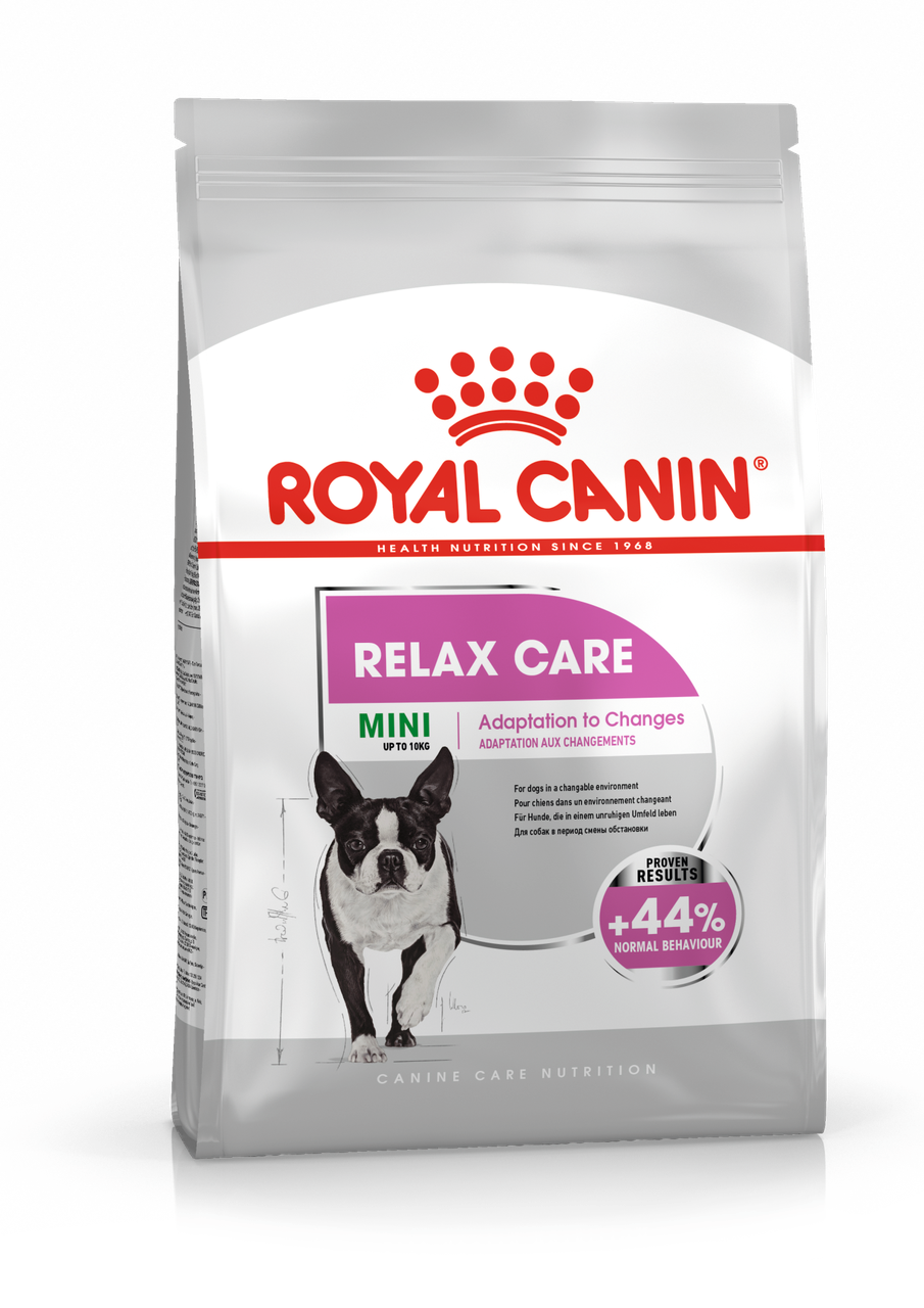 Сухой корм Royal Canin Mini Relax Care для собак мелких пород подверженных стрессу 1кг.