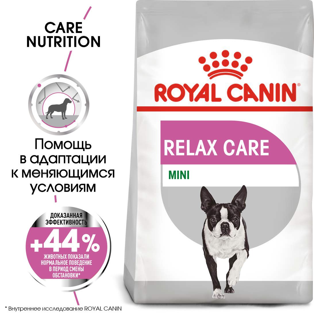 Royal Canin Mini Relax Care сухой корм для взрослых и стареющих собак мелких размеров, 1кг., (Франция) - фото 2 - id-p224377501