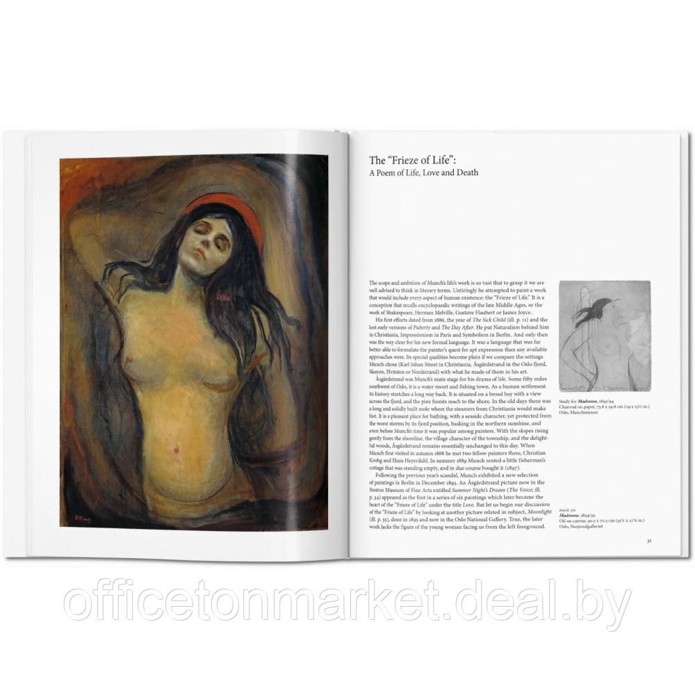 Книга на английском языке "Basic Art. Munch" - фото 2 - id-p224376367