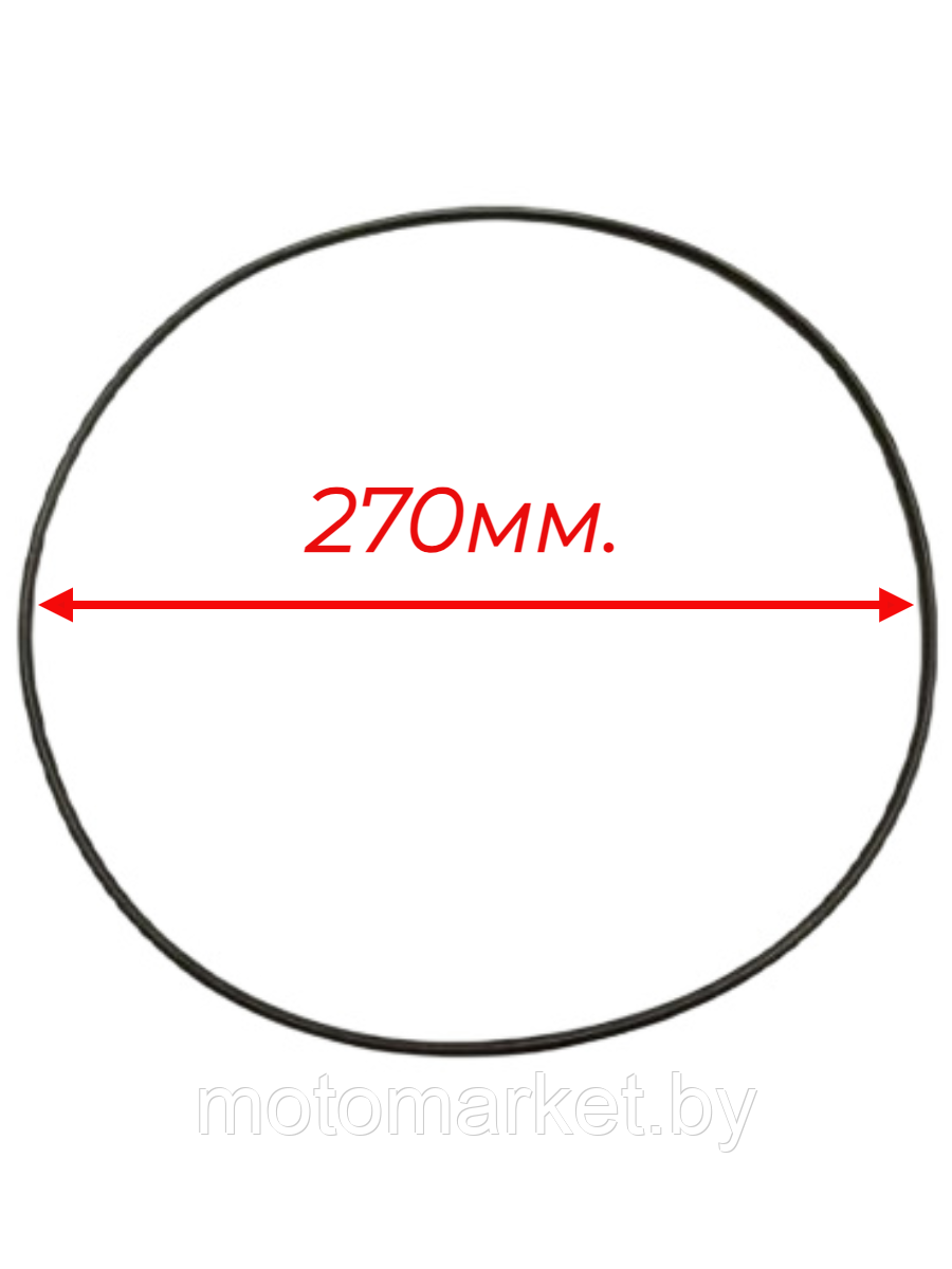 Уплотнитель крышки мотопомпы LT 80 (270мм)