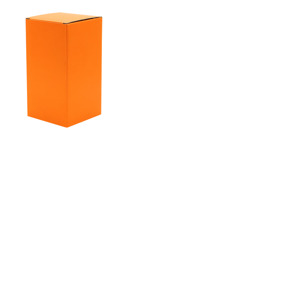 Коробка глянцевая для термокружки Surprise, оранжевый - фото 1 - id-p224378025