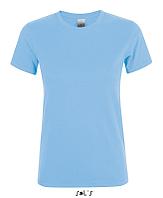 Фуфайка (футболка) REGENT женская,Голубой XL