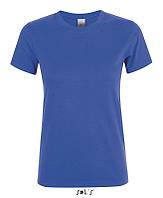 Фуфайка (футболка) REGENT женская,Ярко-синий S