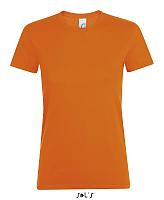 Фуфайка (футболка) REGENT женская,Оранжевый М