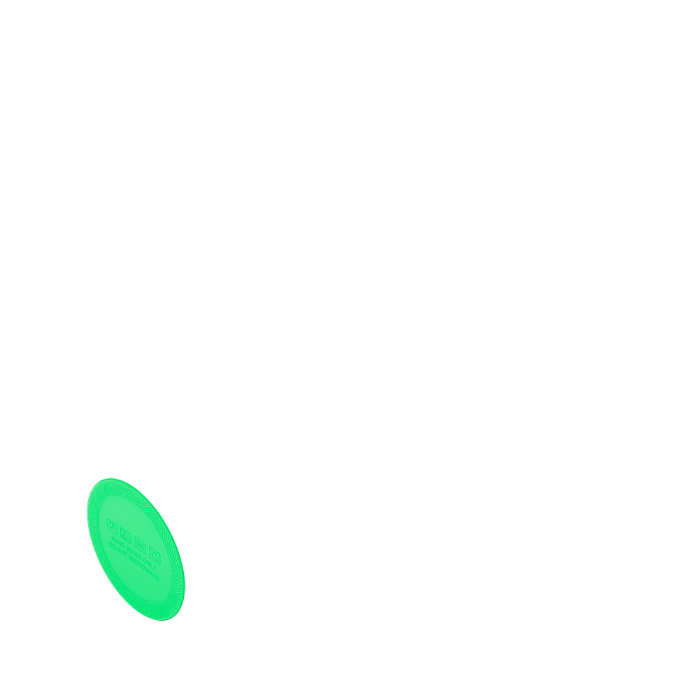 Накладка силиконовая для термокружки Surprise, зеленый - фото 1 - id-p224378105
