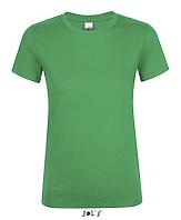 Фуфайка (футболка) REGENT женская,Ярко-зелёный L