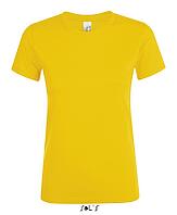 Фуфайка (футболка) REGENT женская,Жёлтый XL
