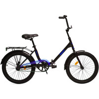 Велосипед AIST Smart 20 1.1 2021 (черный/синий) - фото 1 - id-p199087264