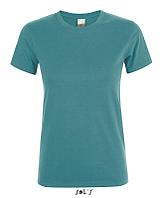 Фуфайка (футболка) REGENT женская,Винтажный синий S