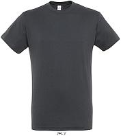 Фуфайка (футболка) REGENT мужская,Тёмно-серый/графит М