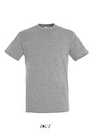 Фуфайка (футболка) REGENT мужская,Серый меланж XL