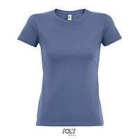 Фуфайка (футболка) IMPERIAL женская,Синий XL