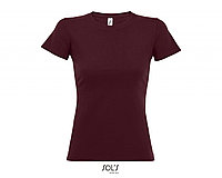 Фуфайка (футболка) IMPERIAL женская,Бордовый XL