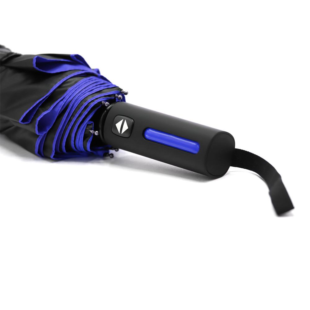 Автоматический противоштормовой складной зонт Sherp, синий - фото 2 - id-p224386154